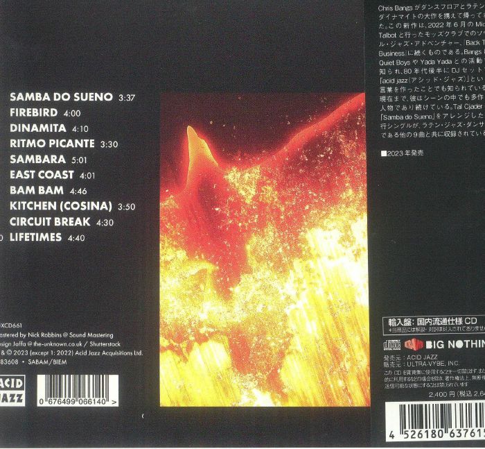 BANGS, Chris - Firebird (Japanese edition)