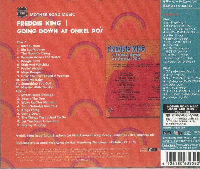 FREDDIE KING - Going Down At Onkel Po's
