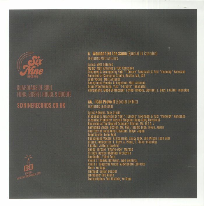 GOLDEN BRIDGE - Wouldn't Be The Same