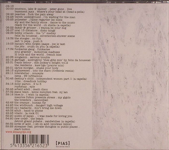 2 MANY DJs/VARIOUS - As Heard On Radio Soulwax (Part 2)