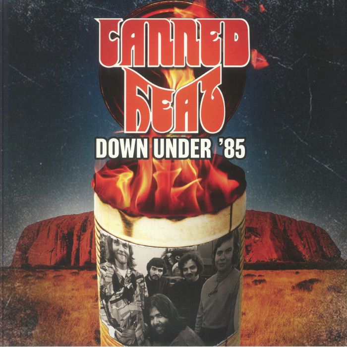 Canned Heat – Down Under '85 vinyl cover