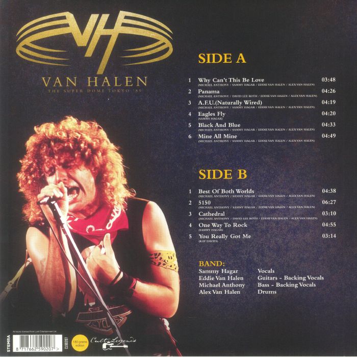 VAN HALEN - The Super Dome Tokyo '89