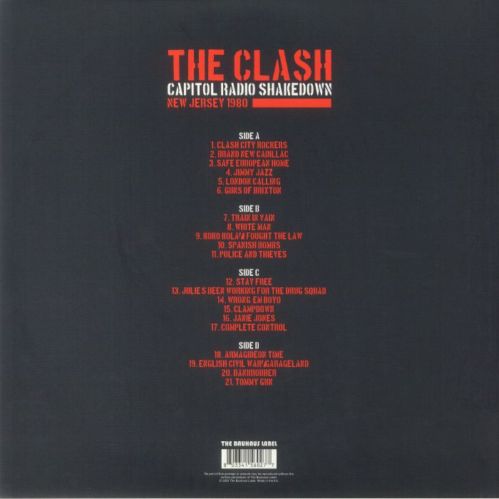 CLASH, The - Capitol Radio Shakedown