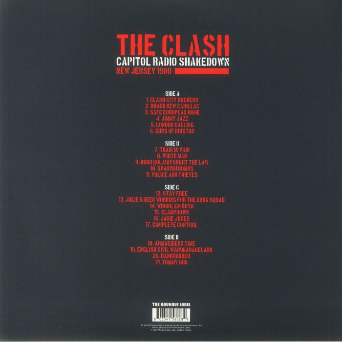 The CLASH Capitol Radio Shakedown Vinyl At Juno Records