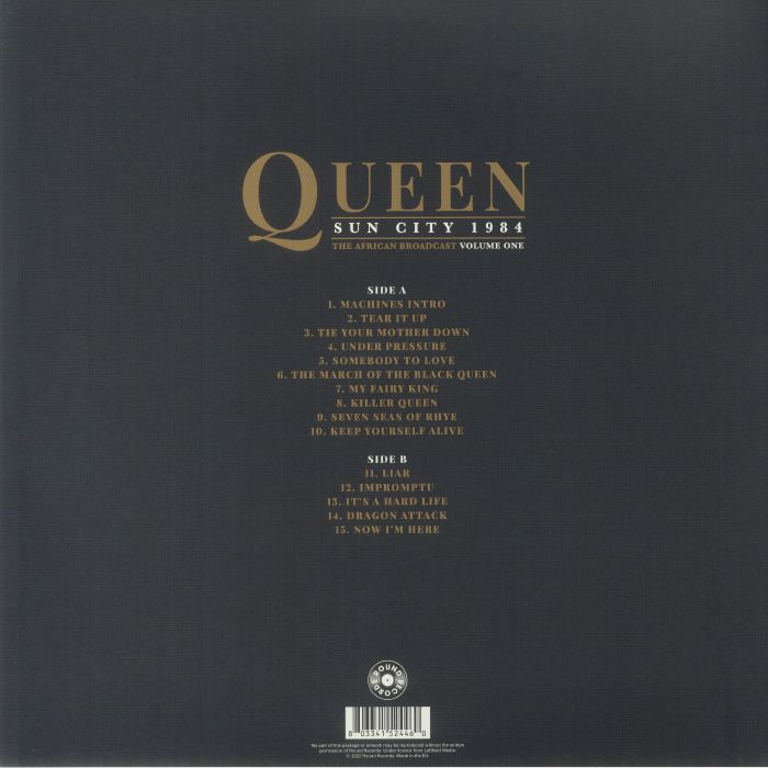 QUEEN - Sun City 1984 The African Broadcast Volume 1 Vinyl at Juno Records.