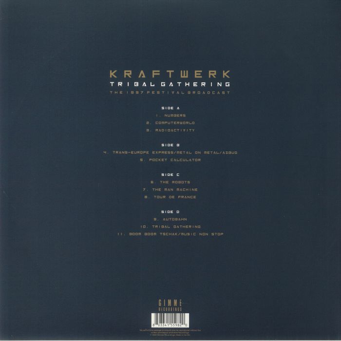 KRAFTWERK - Tribal Gathering The 1997 Festival Broadcast