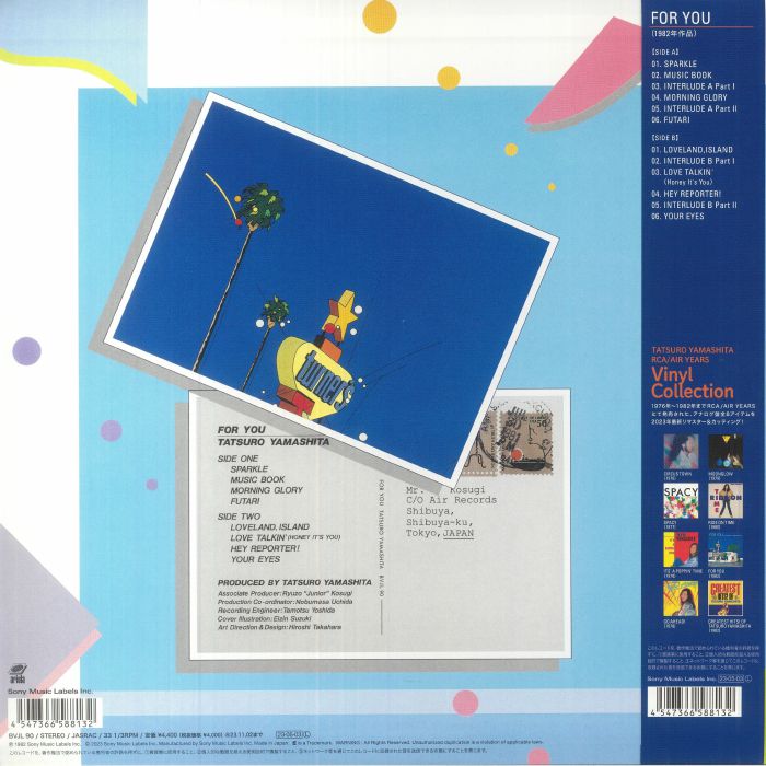 YAMASHITA, Tatsuro - For You (reissue)
