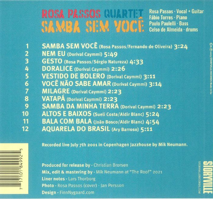 PASSOS, Rosa - Samba Sem Voce