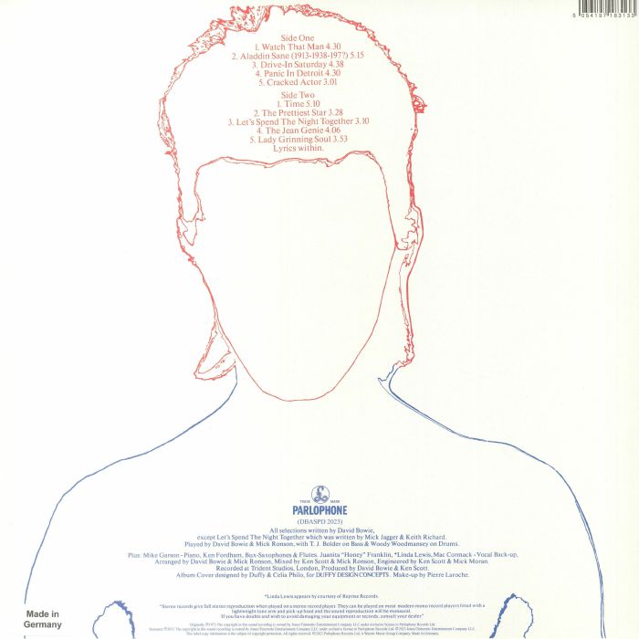 BOWIE, David - Aladdin Sane (50th Anniversary Edition)