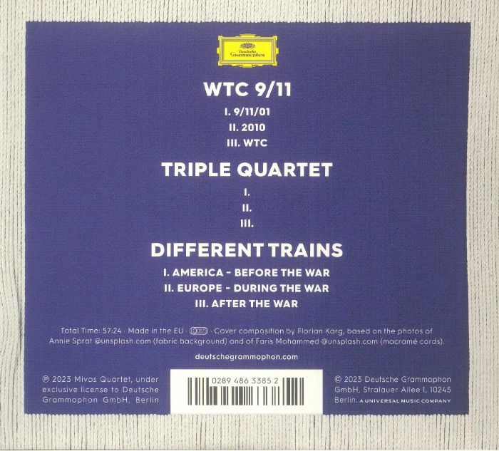 MIVOS QUARTET - Steve Reich: The String Quartets