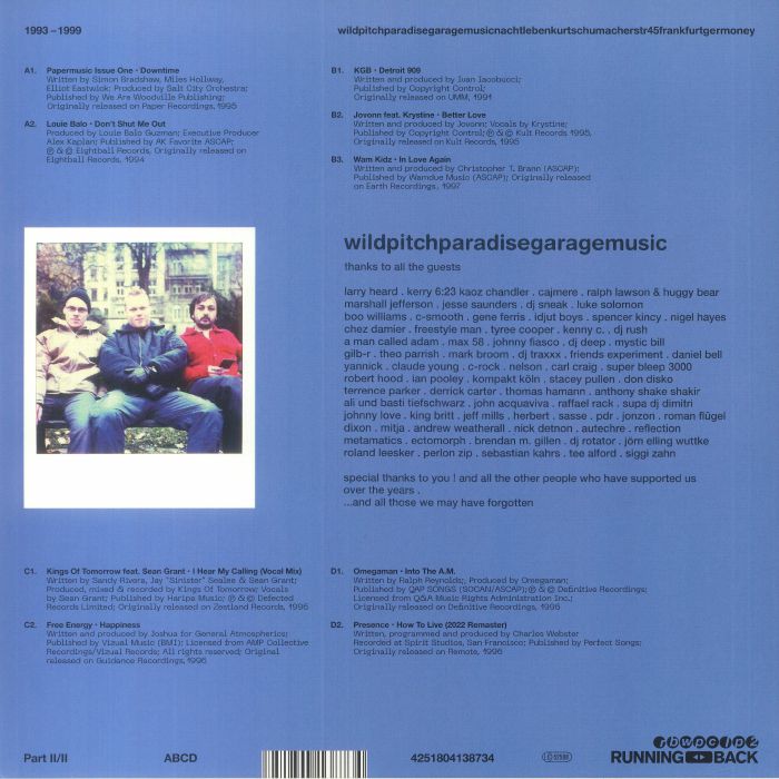 ATA/ND BAUMECKER/VARIOUS - Running Back Mastermix: Wild Pitch Club Part II/II