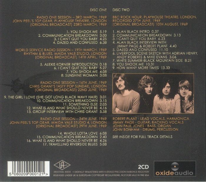 LED ZEPPELIN - Audio Archives 1969 CD at Juno Records.