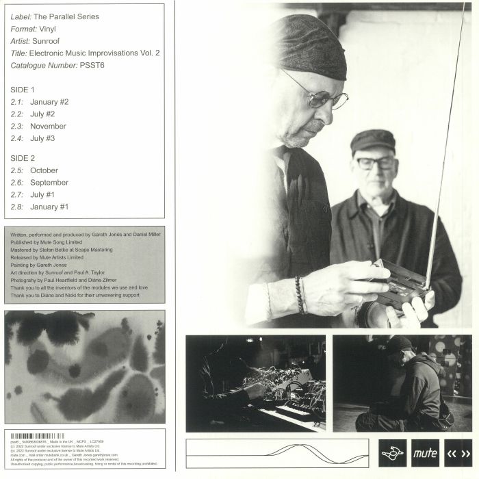 SUNROOF Electronic Music Improvisations Vol 2 Vinyl at Juno Records.