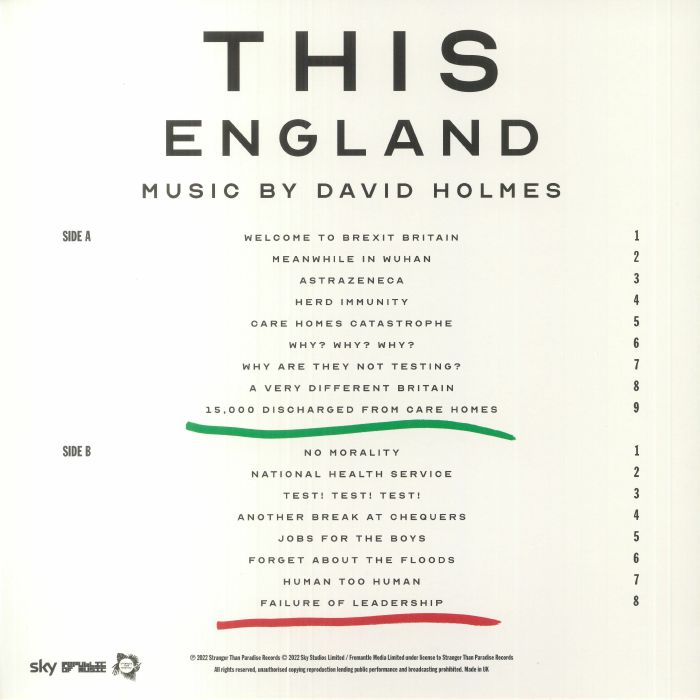 HOLMES, David - This England (Soundtrack)