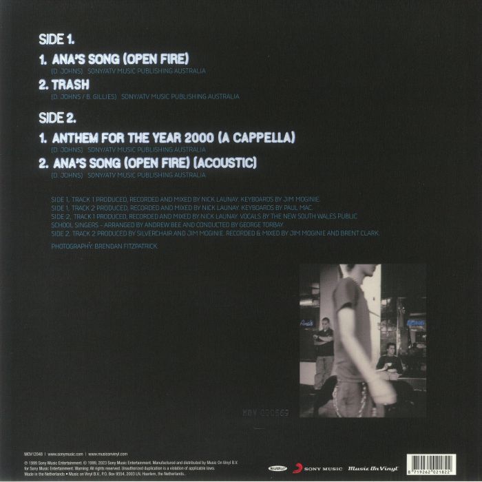 SILVERCHAIR - Ana's Song (Open Fire) (reissue)