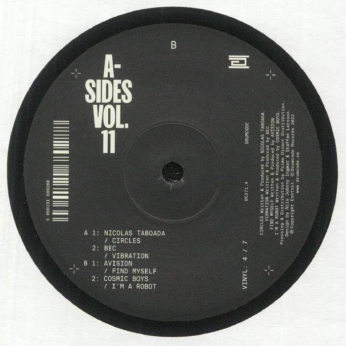 TABOADA, Nicolas/BEC/AVISION/COSMIC BOYS - A Sides Vol 11 Part 4