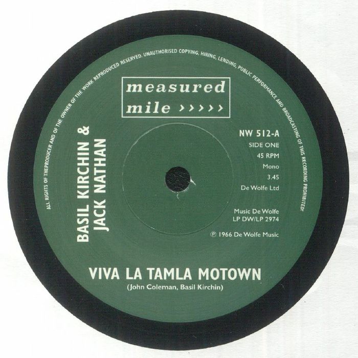 KIRCHIN, Basil/JACK NATHAN/ALAN PARKER/WILLIAM PARISH - Viva La Tamla Motown