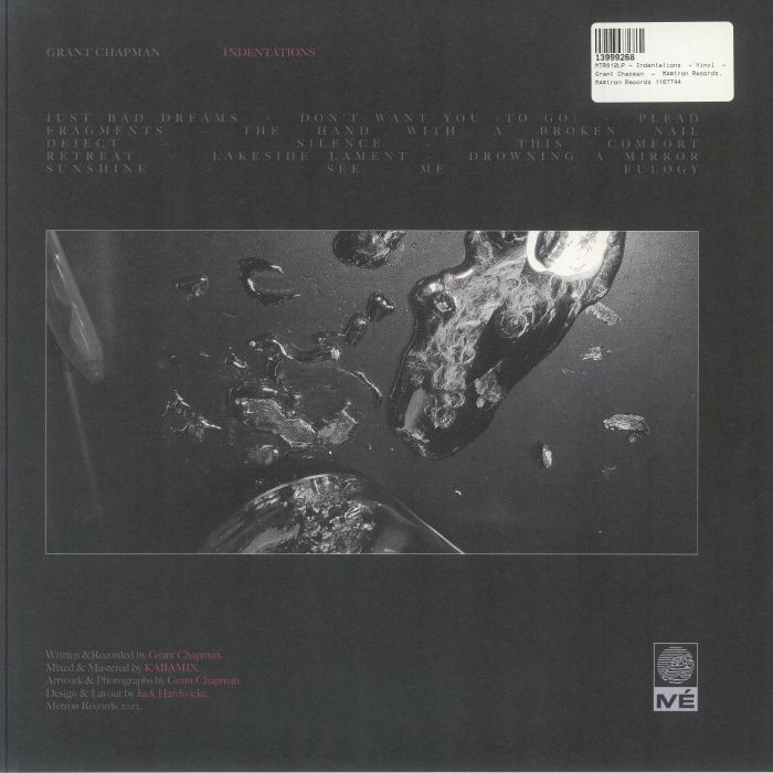 CHAPMAN, Greg - Indentations