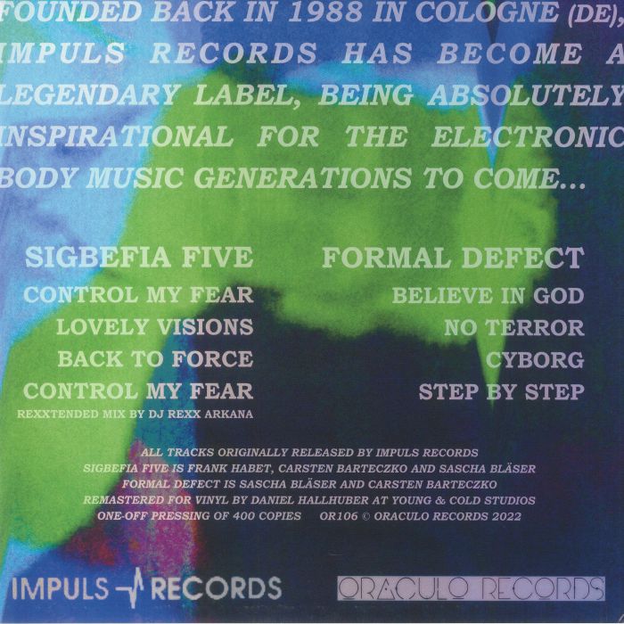 SIGBEFIA FIVE/FORMAL DEFECT - Behind Impuls Records