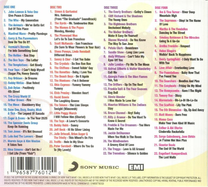 VARIOUS - Now That's What I Call 60s Pop