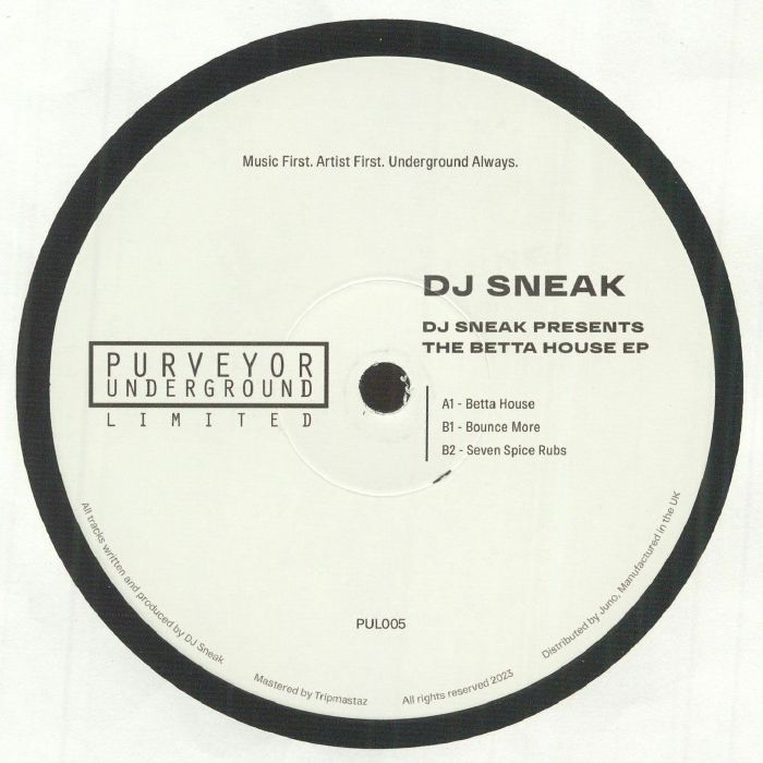 DJ SNEAK - The Betta House EP