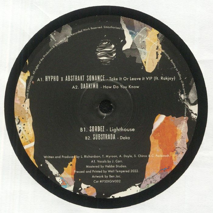 HYPHO/ABSTRAKT SONANCE/DARKIMH/SORDEZ/SUBSTRADA - IFSDIGIV 002