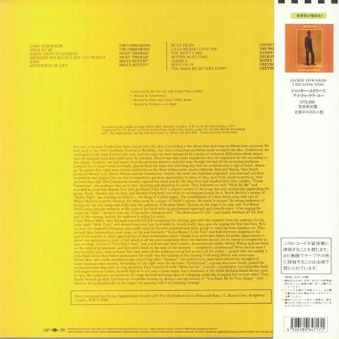 VARIOUS - Trojan Reggae Party Volume One: Recorded Live