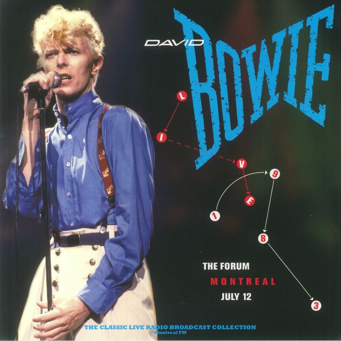 David BOWIE - Live At The Forum In Montreal 12th July 1983 Vinyl