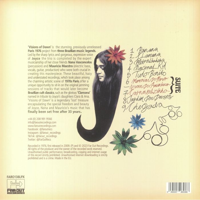 JOYCE/NANA VASCONCELOS/MAURICIO MAESTRO - Visions Of Dawn (reissue) (Record Store Day RSD 2023)