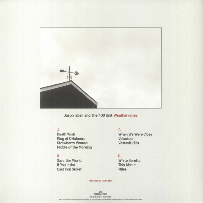 Jason ISBELL & THE 400 UNIT Weathervanes Vinyl at Juno Records.