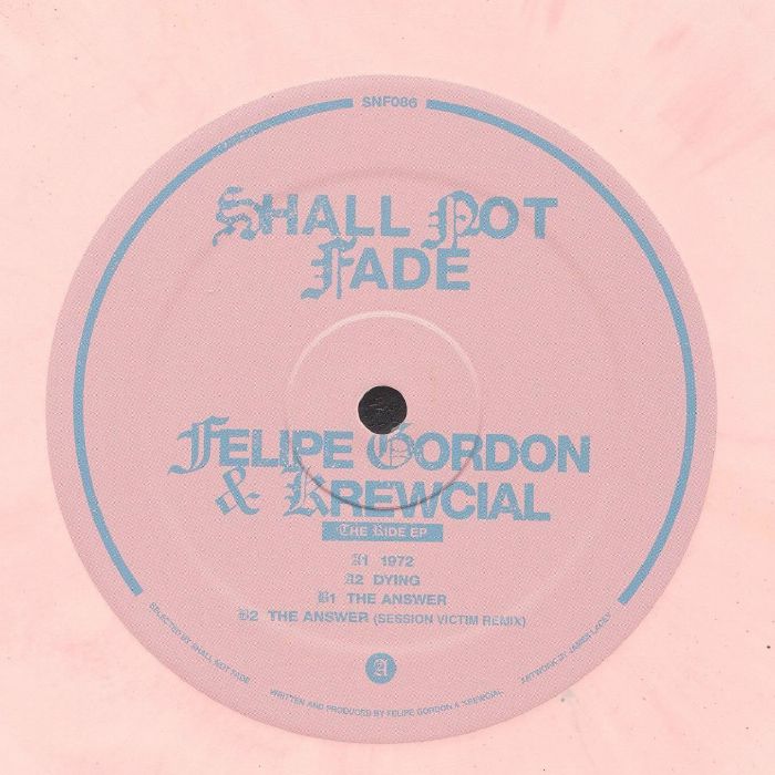 Felipe Gordon, Krewcial / The Ride EP (PInk Marbled Color Vinyl)