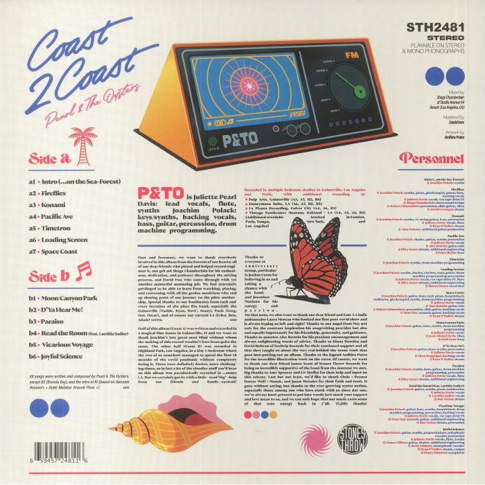 PEARL & THE OYSTERS - Coast 2 Coast