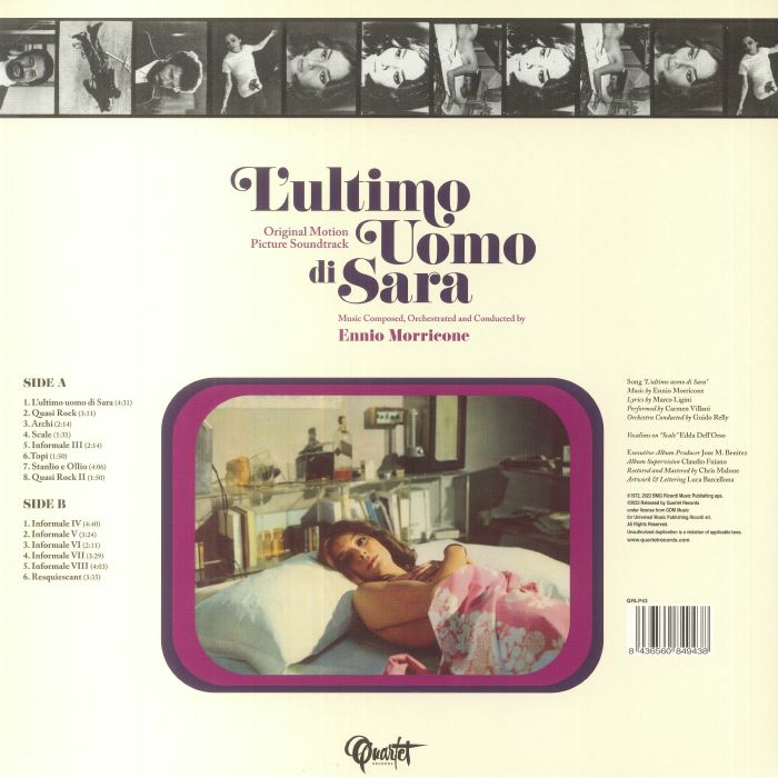 MORRICONE, Ennio - L'ultimo Uomo Di Sara (Soundtrack)