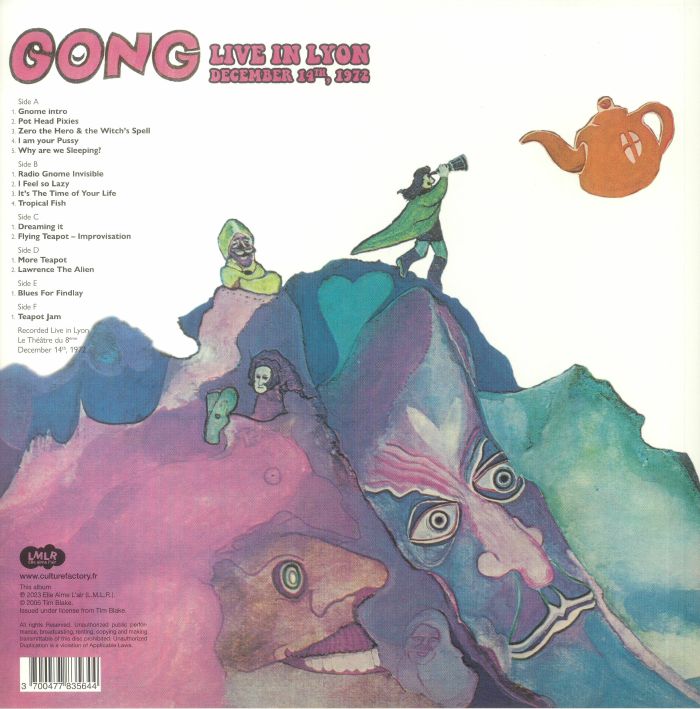 GONG - Live At Lyon 14 December 1972 (Record Store Day RSD 2023)