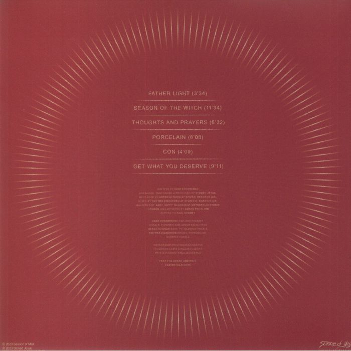 STONED JESUS Father Light Vinyl at Juno Records.