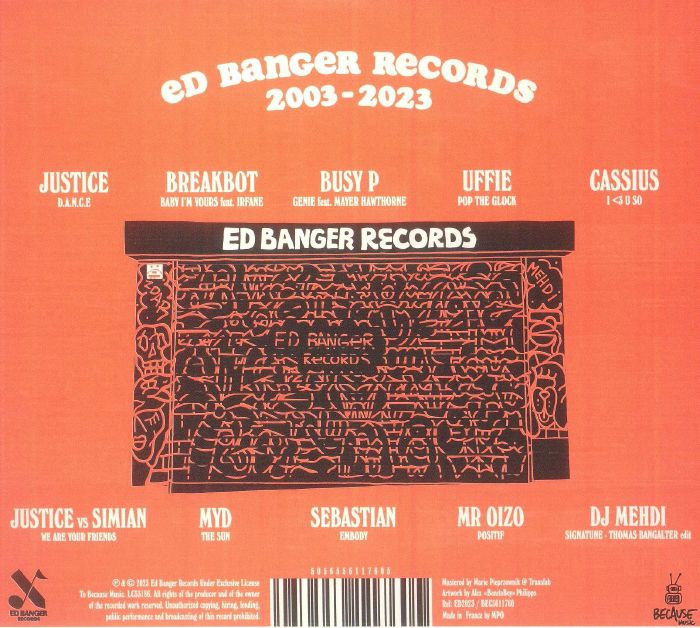 VARIOUS - Support Your Local Record Label: Best Of Ed Banger Records