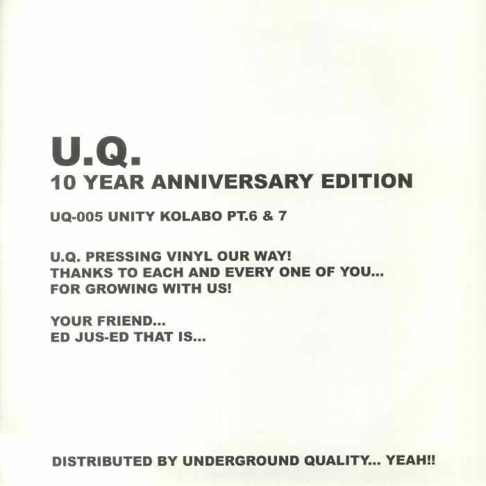 JO NATHAN/DJ KOZE/LAWRENCE/ARCARSENAL - Unity Kolabo Part 6 & 7 (10 Year Anniversary Edition) (B-STOCK)