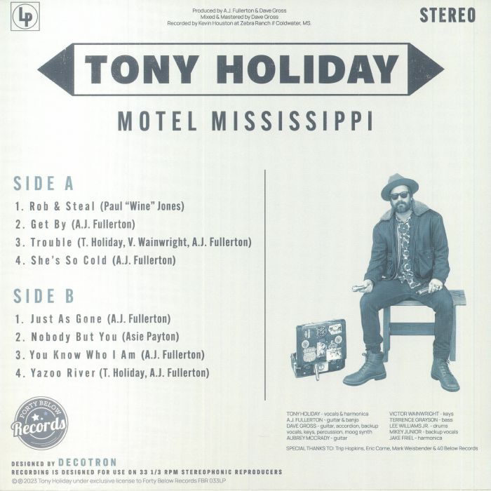 HOLIDAY, Tony - Motel Mississippi