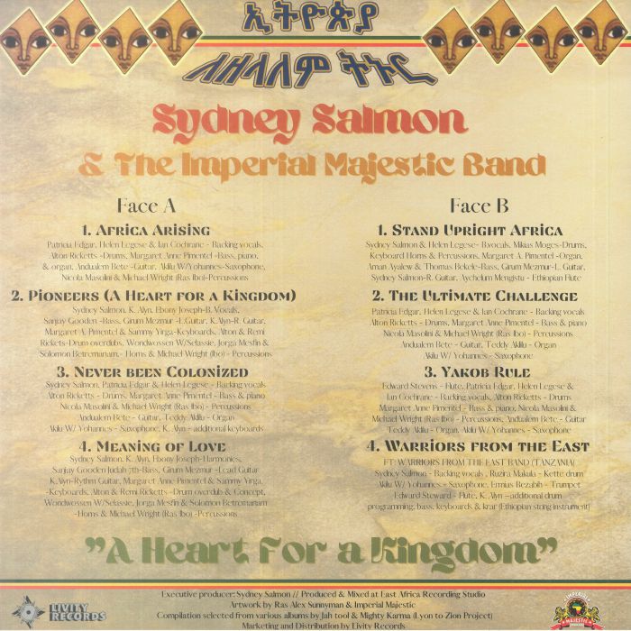 SYDNEY SALMON/THE IMPERIAL MAJESTIC BAND - A Heart For A Kingdom Vinyl ...