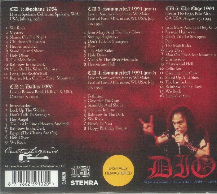 DIO - The Broadcast Collection 1984-1994