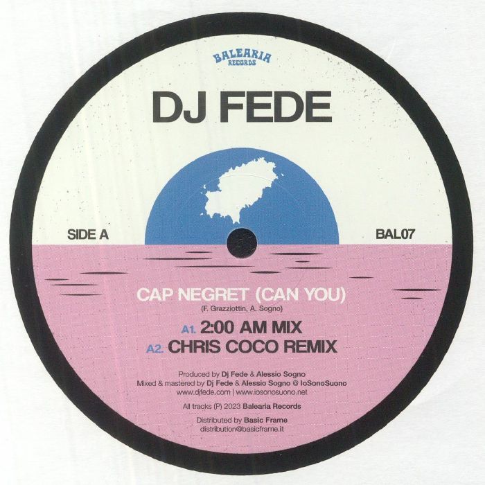 DJ FEDE - Cap Negret (Can You)