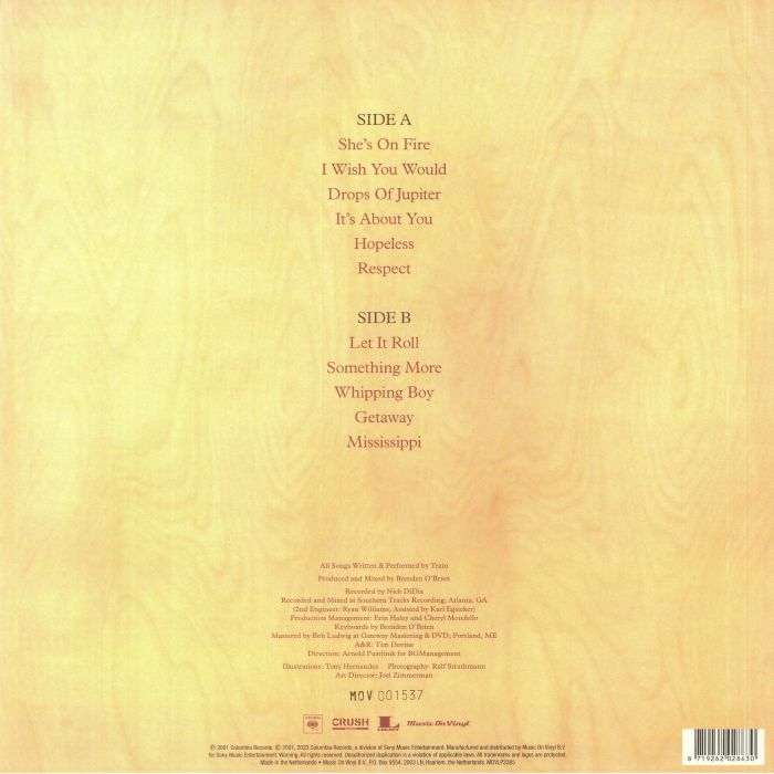 TRAIN - Drops Of Jupiter (reissue)