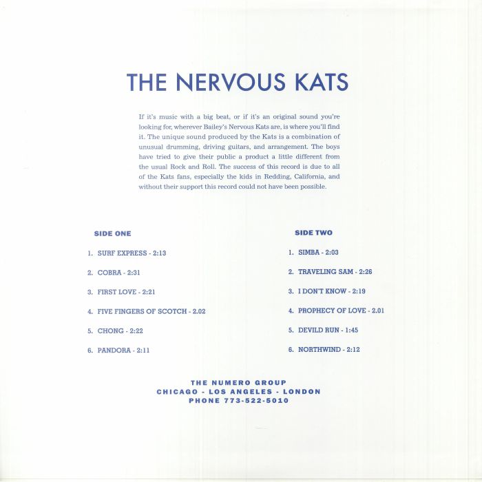 BAILEY'S NERVOUS KATS - The Nervous Kats (reissue)