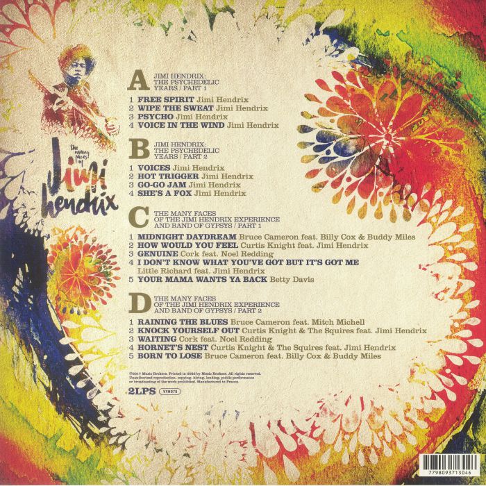 Jimi HENDRIX/VARIOUS The Many Faces Of Jimi Hendrix Vinyl at Juno