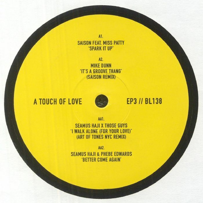 Various / A Touch Of Love EP3 (Saison, Mike Dunn, Seamus Haji, Those Guys, Phebe Edwards)