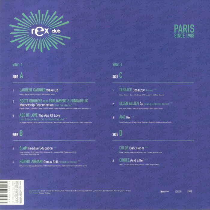 VARIOUS - Rex Club: Techno