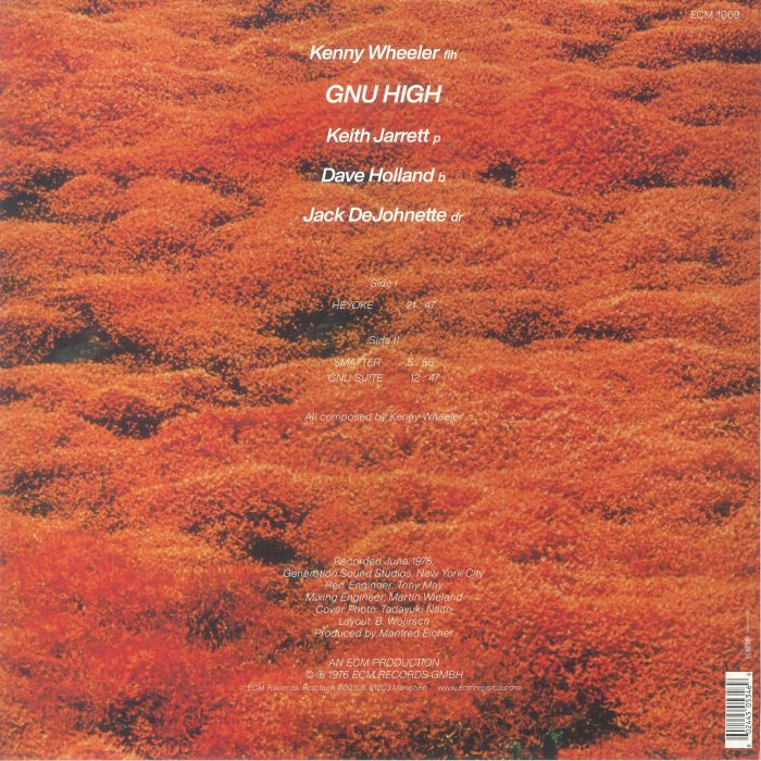 WHEELER, Kenny - Gnu High (Luminessence Series)