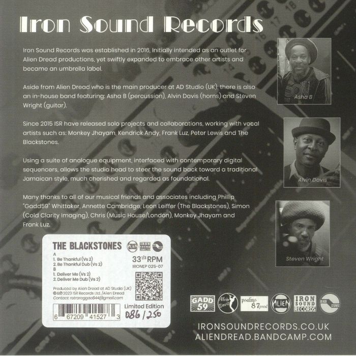 BLACKSTONES, The - Be Thankful