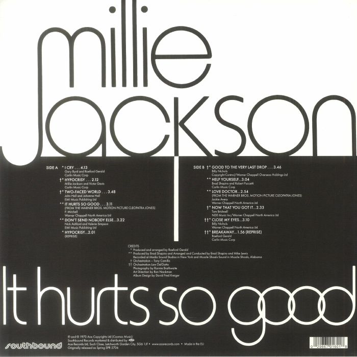 JACKSON, Millie - It Hurts So Good (reissue)