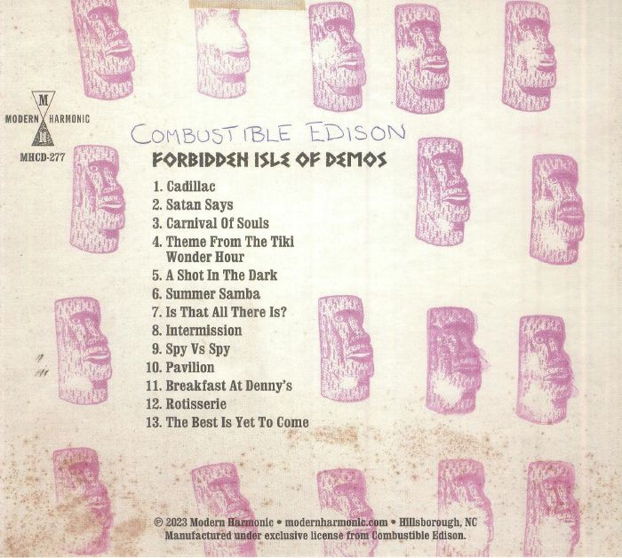 COMBUSTIBLE EDISON - Forbidden Isle Of Demos